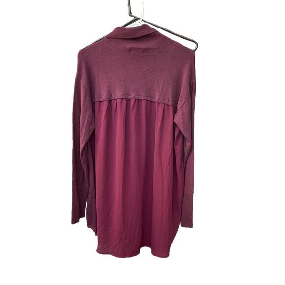 NWT DG2 Size Med oversized sweater tunic in dark berry - Picture 3 of 7